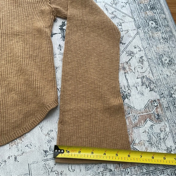 NWT Free People Ella Sweater Cardigan Shirt in Iced Coffee Size M - Picture 14 of 15